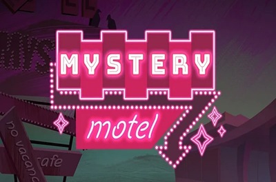 mystery motel slot logo