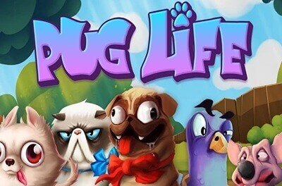 pug life slot logo