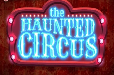 the haunted circus slot logo