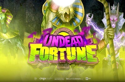 undead fortune slot logo