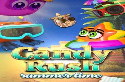 candy rush summer time slot logo