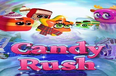 candy rush winter slot logo