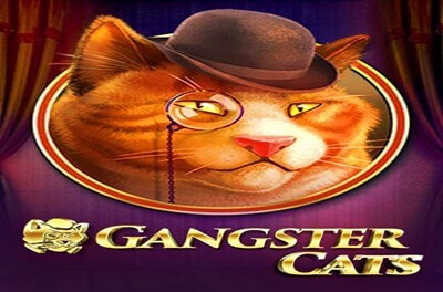 gangster cats slot logo