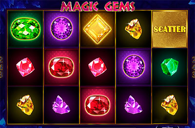 magic gems slot logo