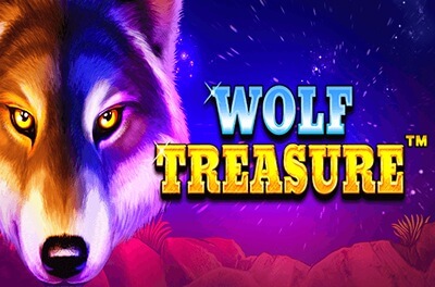 wolf treasure slot logo