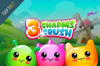 3 charms crush slot logo