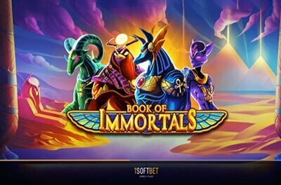 book of immortals slot logo