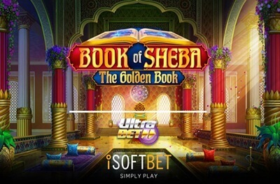 book of sheba the golden book slot logo