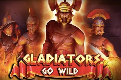 gladiators go wild slot logo