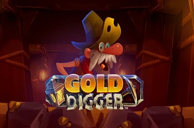 gold digger slot logo