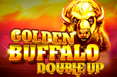 golden buffalo double up slot logo