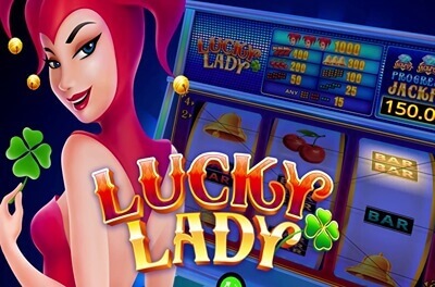 lucky lady slot logo