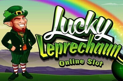 lucky leprechaun slot logo