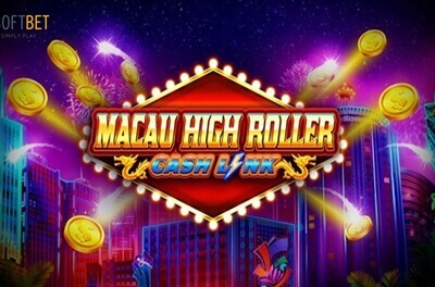 macau high roller slot logo