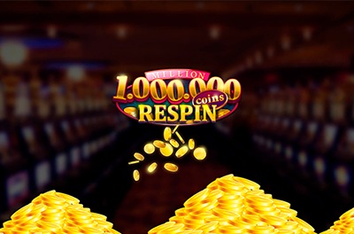 million coins respins slot logo