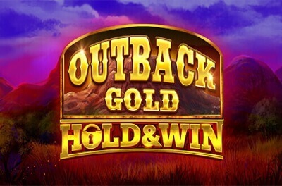 outback gold hold and win slot logo