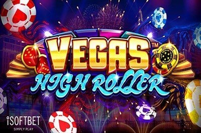 vegas high roller slot logo