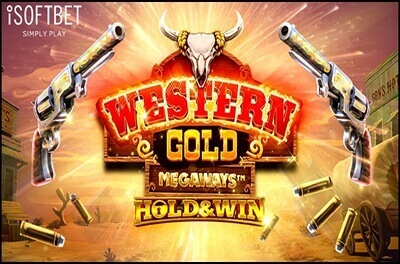 western gold megaways slot logo