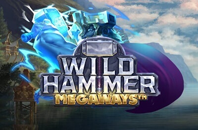 wild hammer megaways slot logo