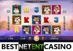 Play Meerkats' Family pokie by KaGaming for free