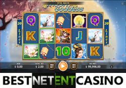 Casino pokie game Moon Goddess by KaGaming for free