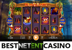 Play casino pokie Origin Of Fire by KaGaming for free online