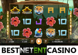 Casino pokie game Primeval Rainforest by KaGaming for free