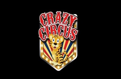 crazy circus slot logo