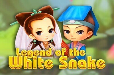 legend of the white snake slot logo