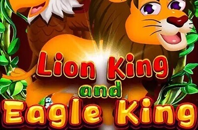 lion king and eagle king slot logo