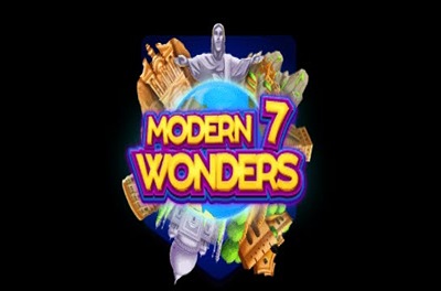 modern 7 wonders slot logo