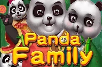 panda family slot logo