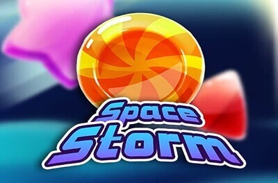 space storm slot logo