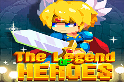 the legend of heroes slot logo