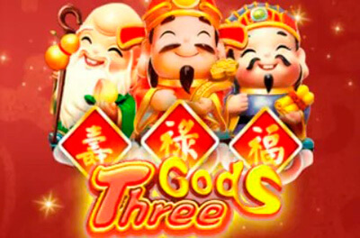 three gods slot logo