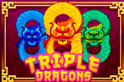 triple dragons slot logo