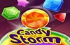 candy storm slot logo
