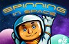 spinning in space slot logo