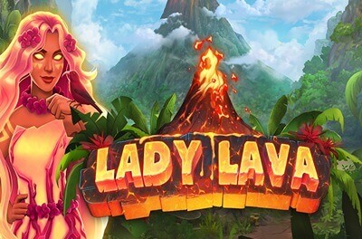 lady lava slot logo