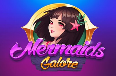 mermaids galore slot logo