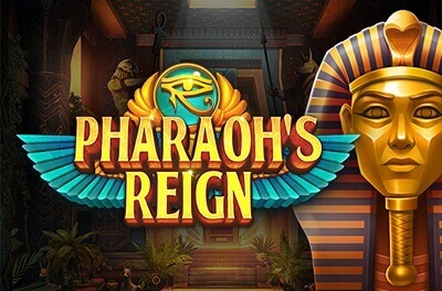 pharaohs reign slot logo