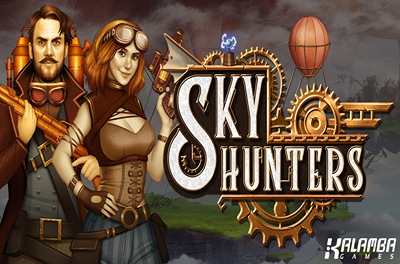 sky hunters slot logo