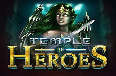 temple of heroes slot logo