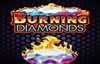burning diamonds slot logo