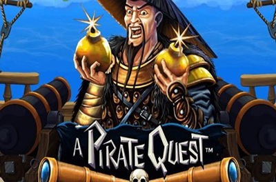 a pirates quest slot logo