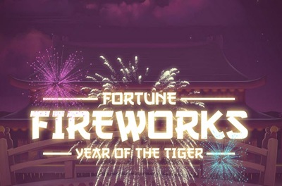 fortune fireworks year of the rat slot logo