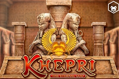 khepri the eternal god slot logo