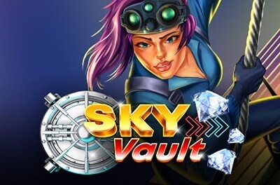 sky vault slot logo