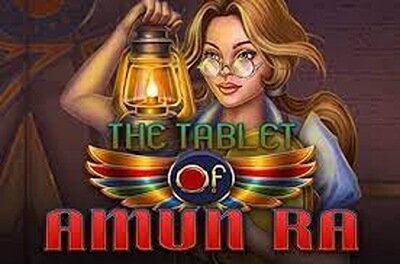 the tablet of amun ra slot logo