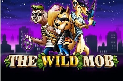 the wild mob ra slot logo